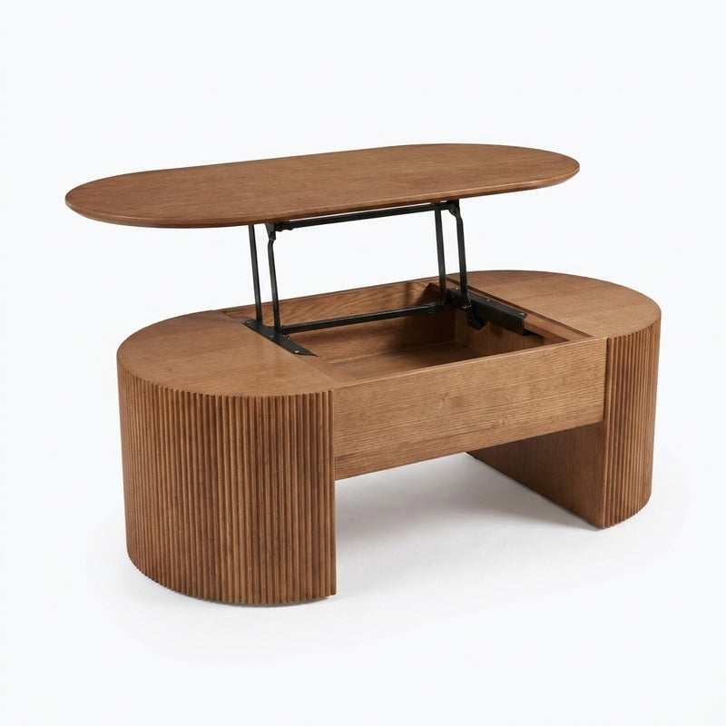 Levant Fluted Lift-Top Coffee Table