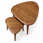 Pebble Organic Nesting Side Table Set (Set of 2)