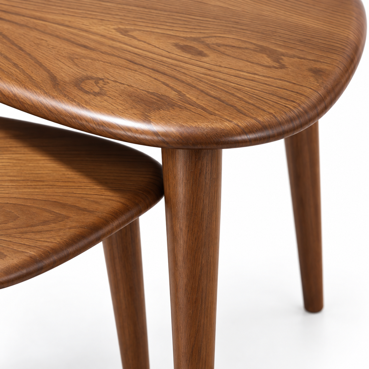 Pebble Organic Nesting Side Table Set (Set of 2)