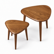 Pebble Organic Nesting Side Table Set (Set of 2)