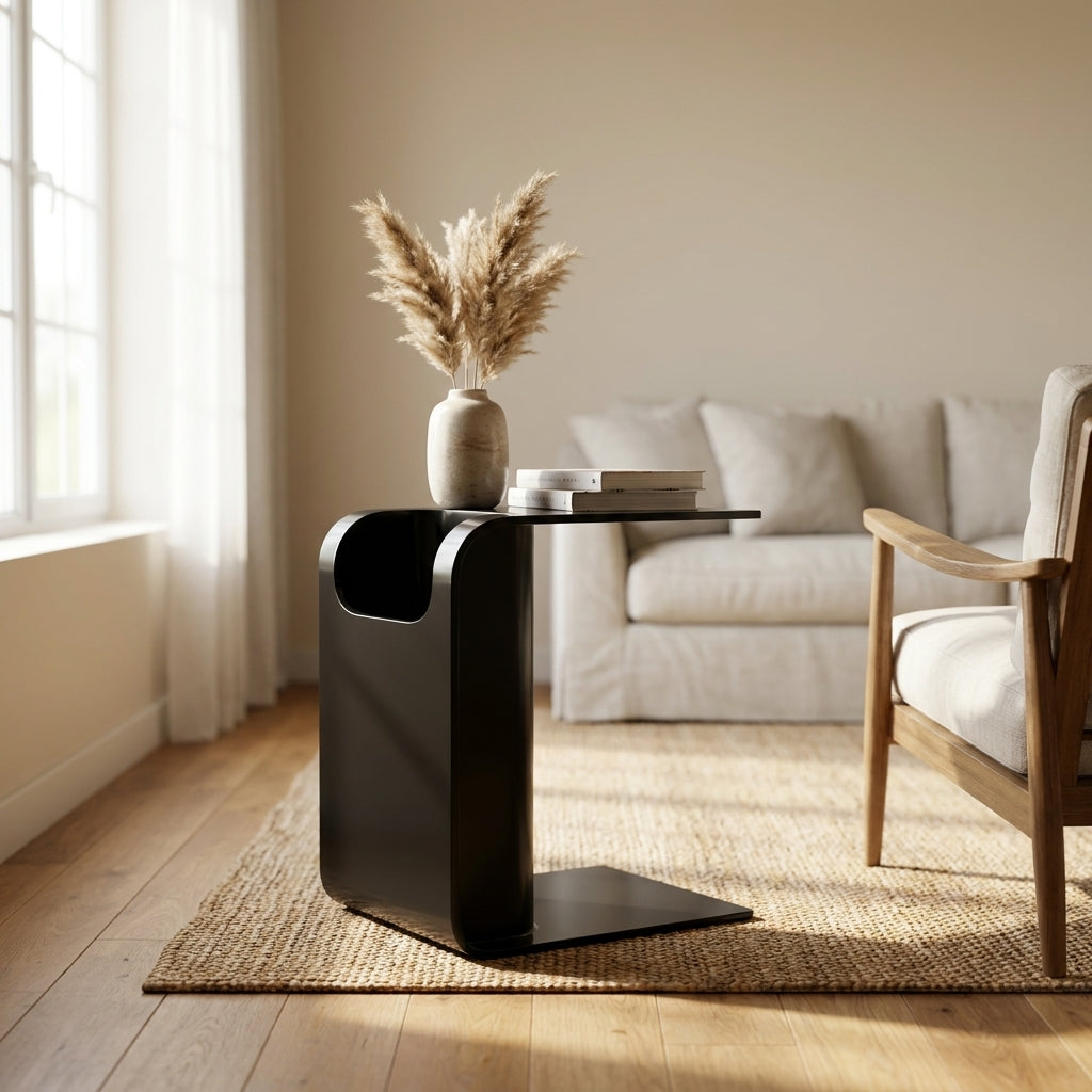 Pocket Modular C-Side Table with Storage