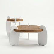 Cloud 2-Piece Sculptural Coffee & Side Table Set