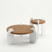 Cloud 2-Piece Sculptural Coffee & Side Table Set