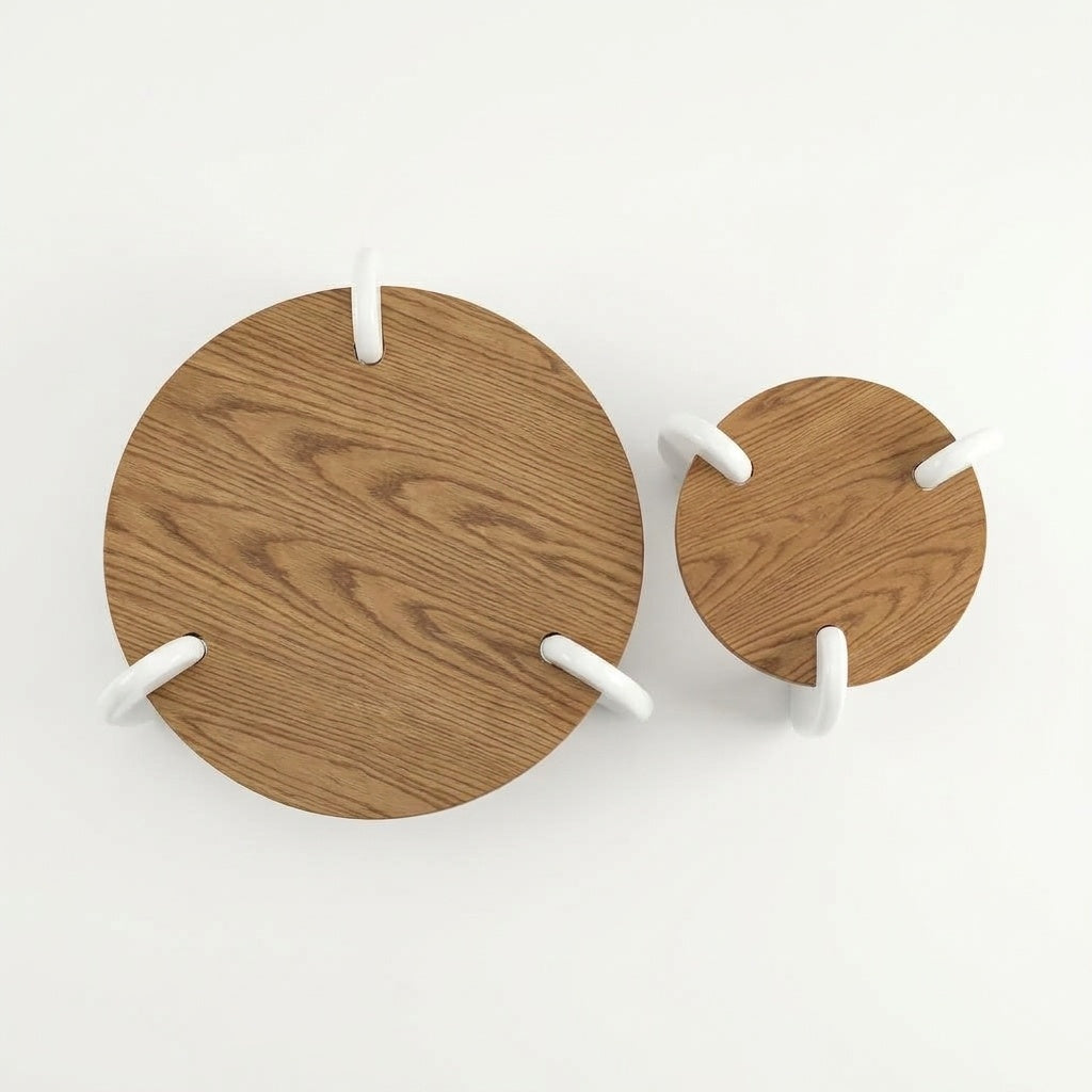 Cloud 2-Piece Sculptural Coffee & Side Table Set