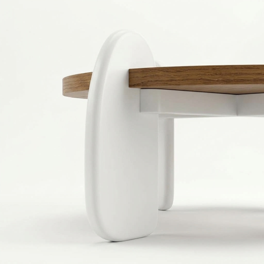 Cloud 2-Piece Sculptural Coffee & Side Table Set