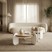 Cloud 2-Piece Sculptural Coffee & Side Table Set
