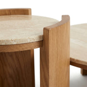 Daino 3-Piece Marble Coffee & Side Table Set