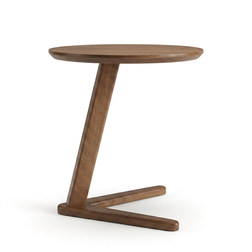 Angle Round Side Table