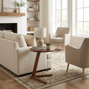Angle Round Side Table